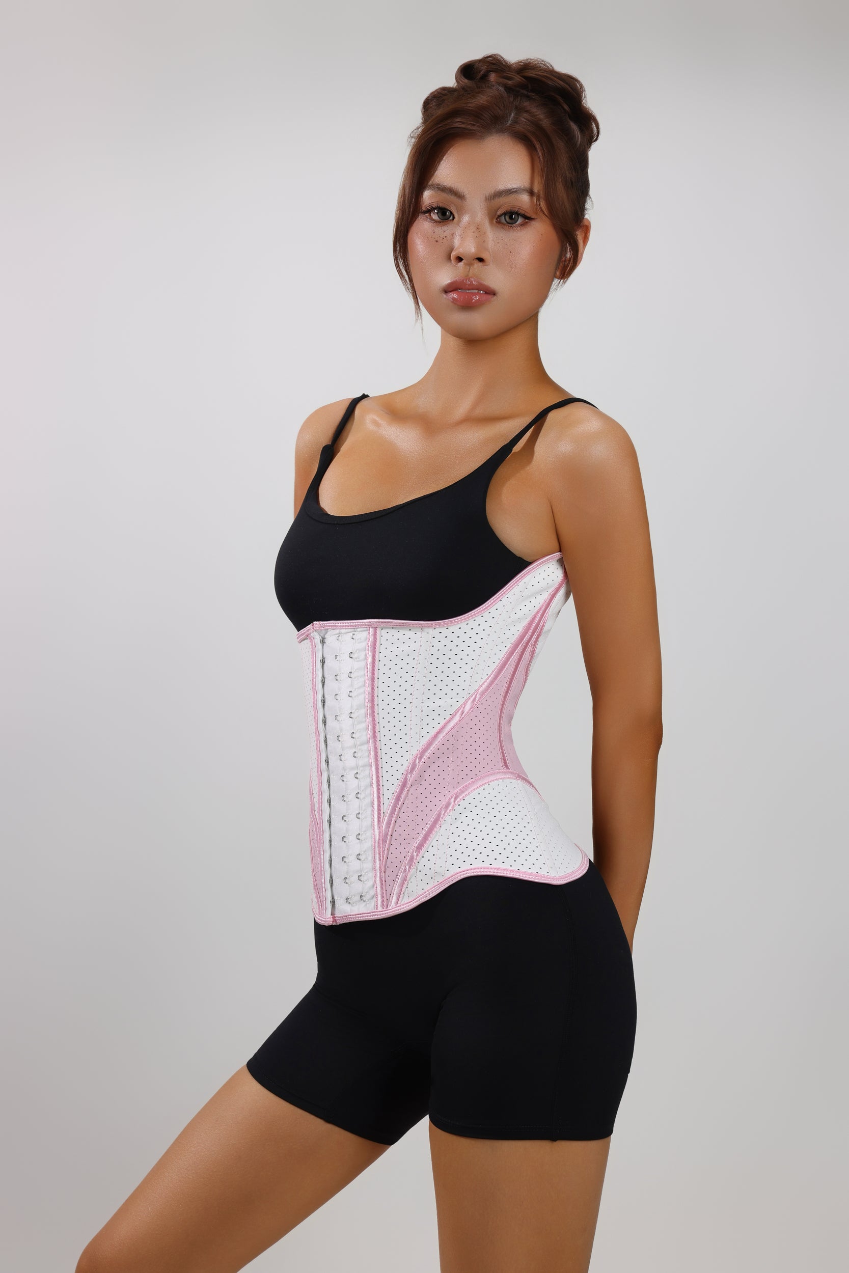 Sports style (white and pink)